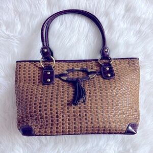 Weaved Tote. NWOT